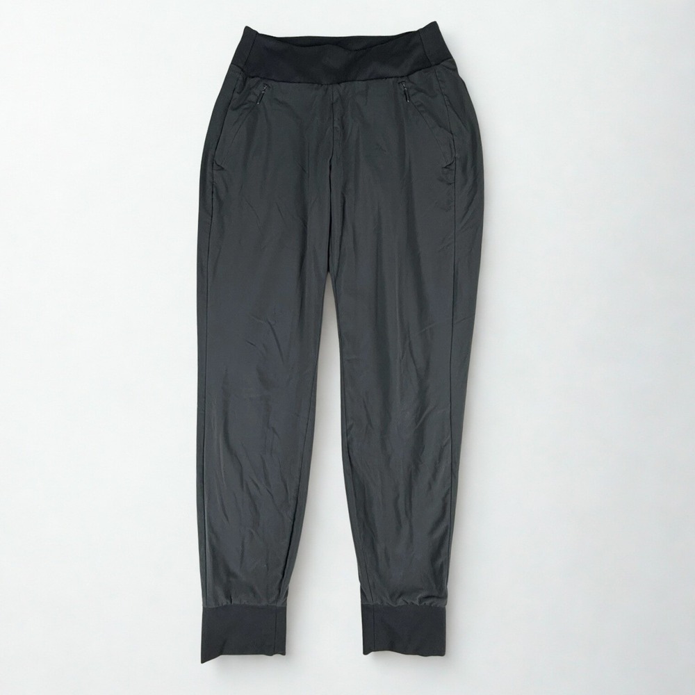 Athleta Soho Jogger Pants Womens 2 Gray Pull-On Recycled Stretch Athletic Comfy